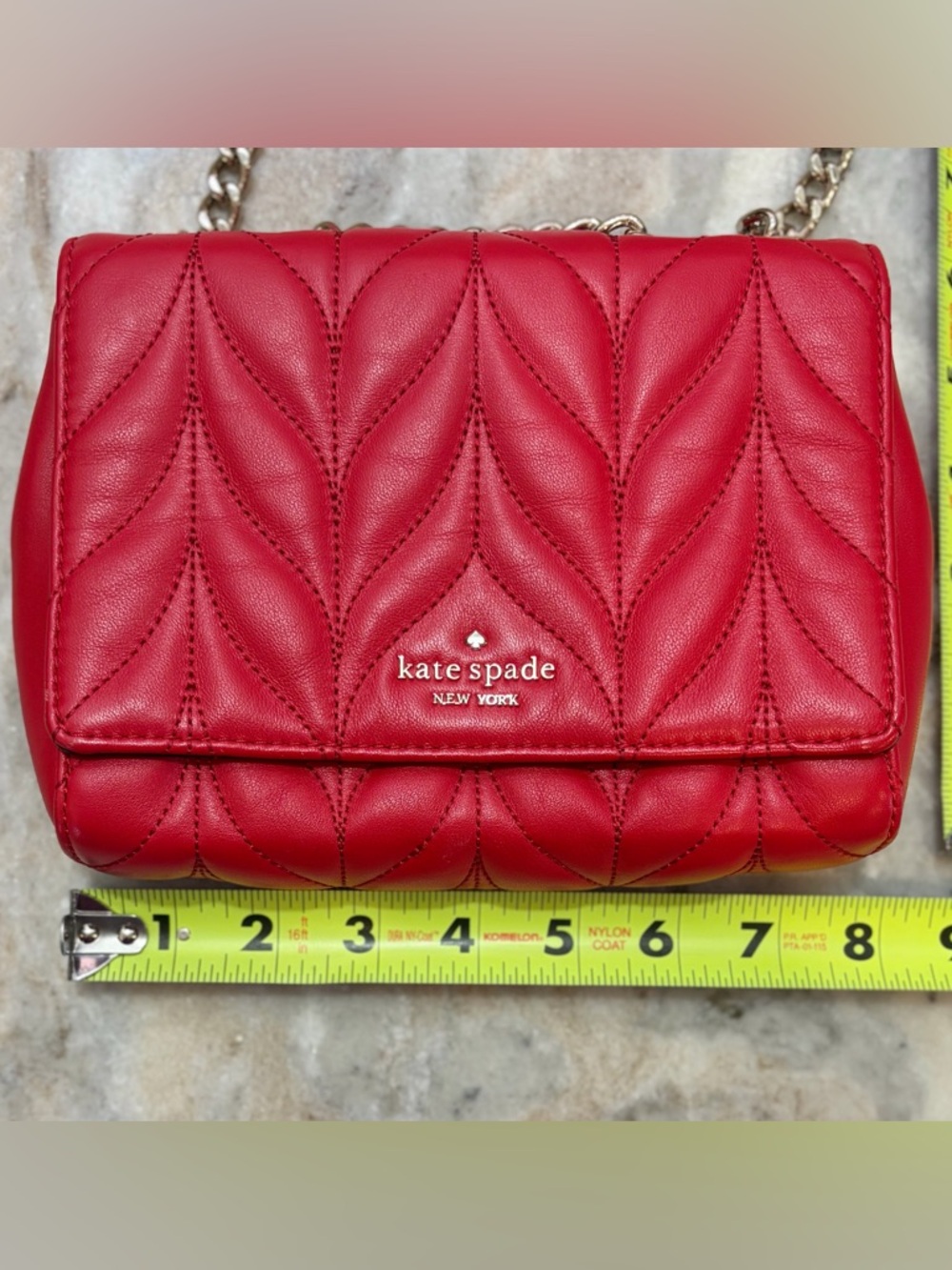 Kate Spade Briar Lane Quilted Emelyn Chain Shoulder Bag Crossbody - Picture 5 of 12